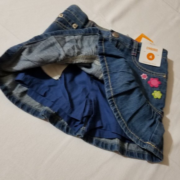 Gymboree Smart and Sweet adjustable waist size 4 skort NWT - Picture 4 of 5